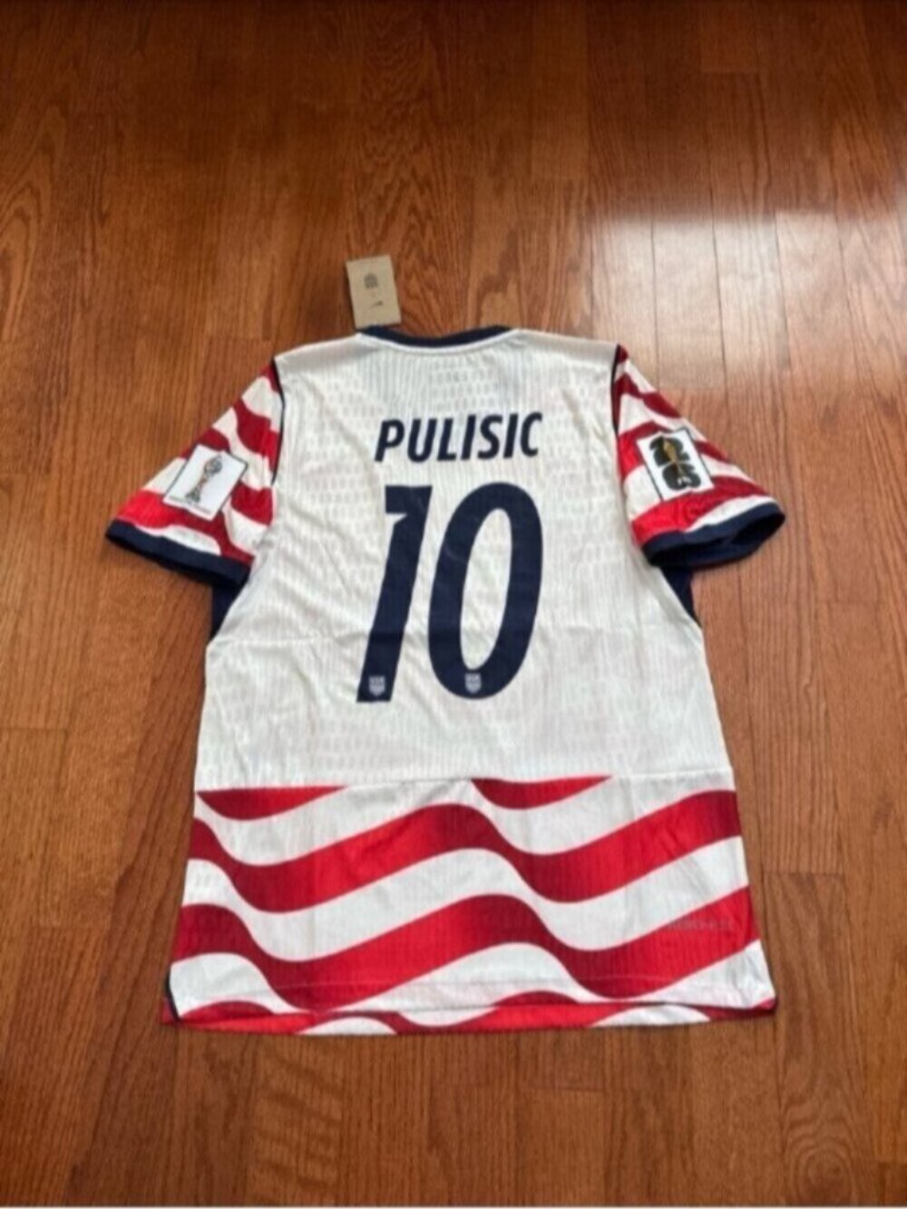 USA Home Soccer Jersey PLAYER VERSION Pulisic #10 World Cup 2026 - Picture 13 of 13